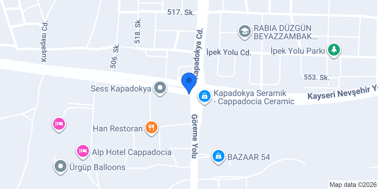 Avanoss Restaurant konumu