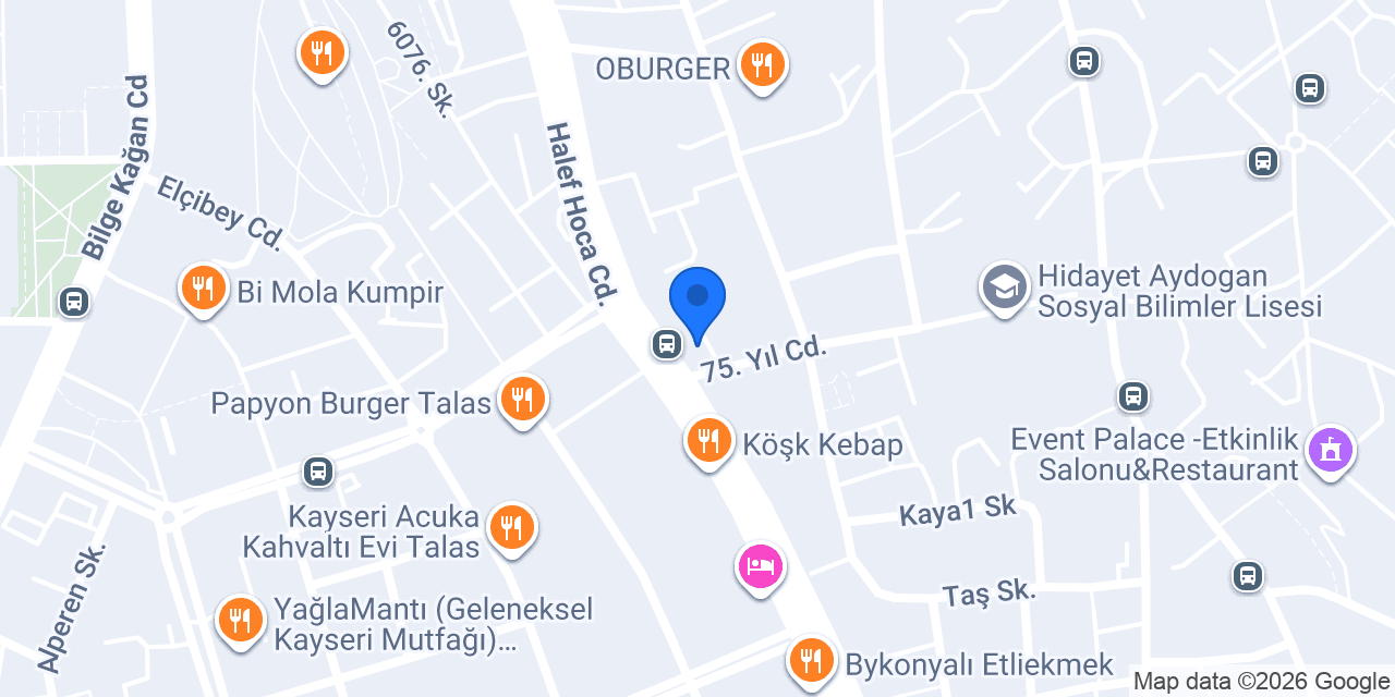 Bulut Taksi konumu
