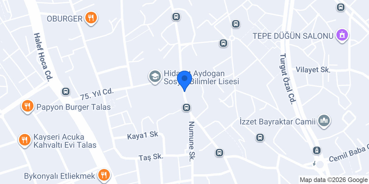 Kayseri,Talas,Elektrikçi,Özgür konumu
