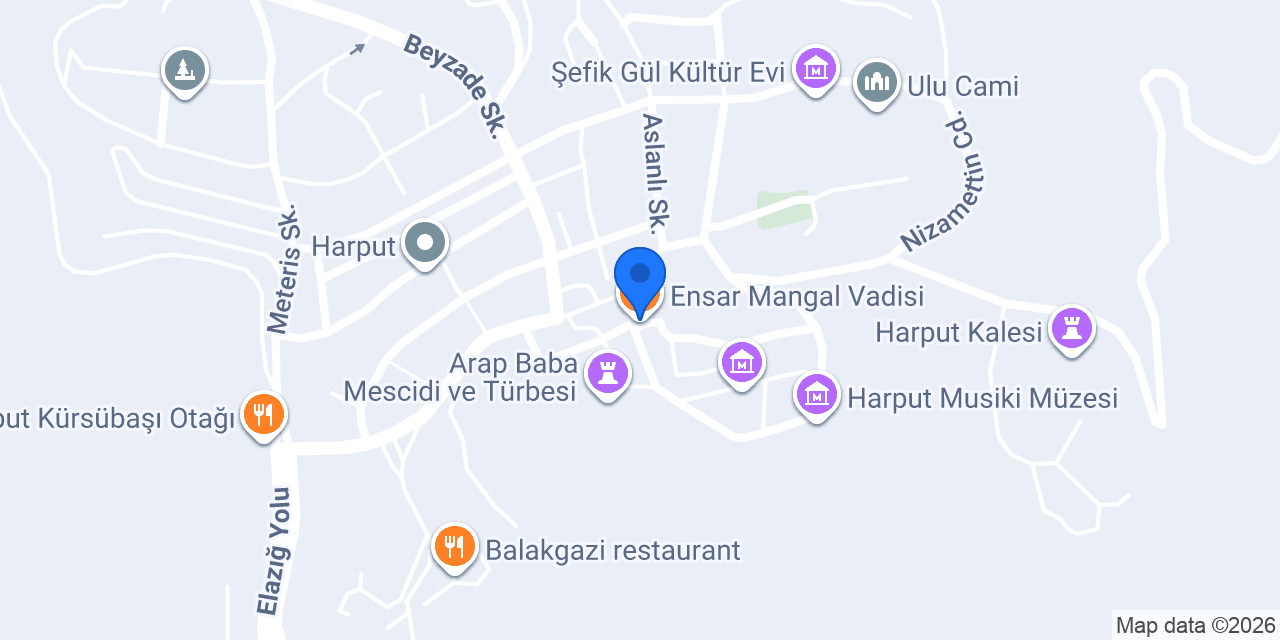 Ensar Mangal Vadisi konumu