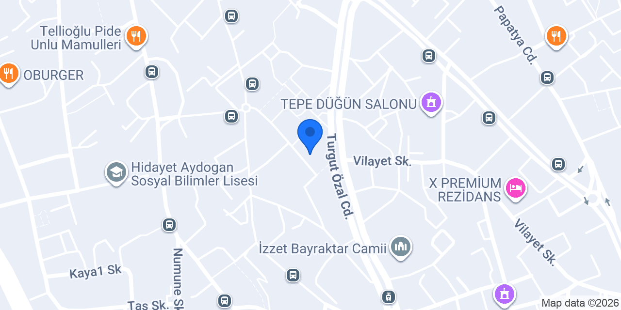 Beyaz Suit Rezidans konumu