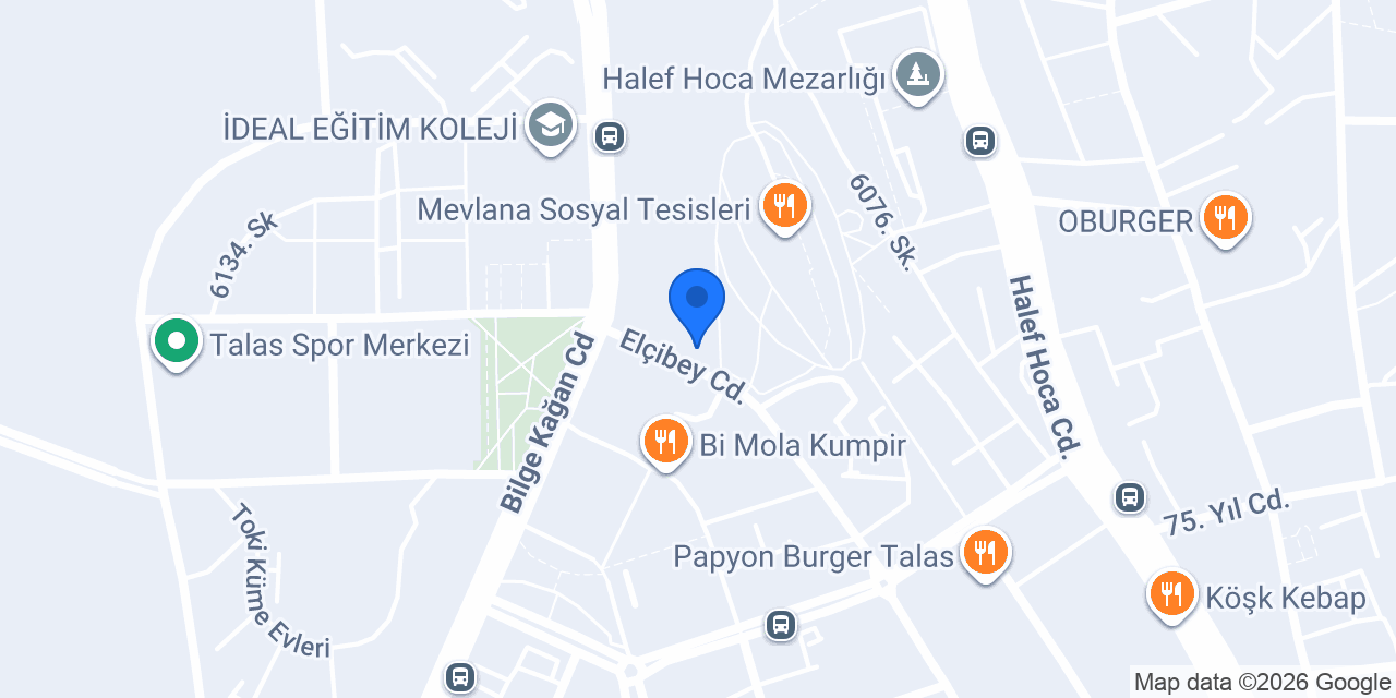 Cajun Corner Kayseri Talas konumu