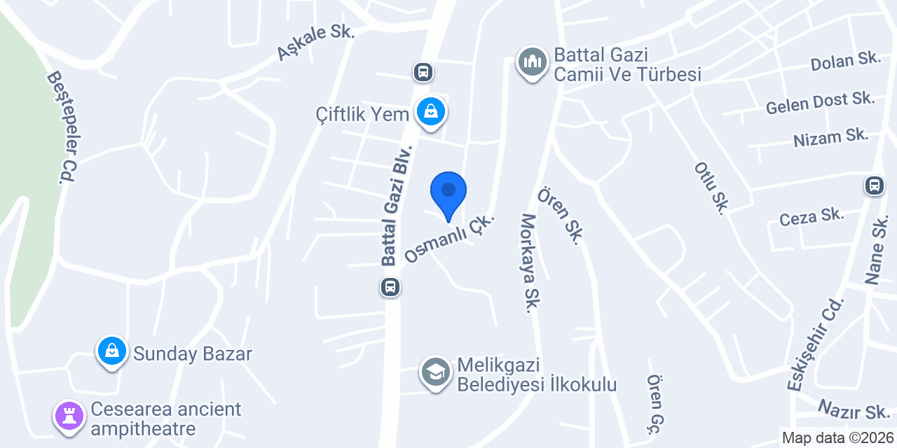 Hacıoğlu Taş Dizayn konumu