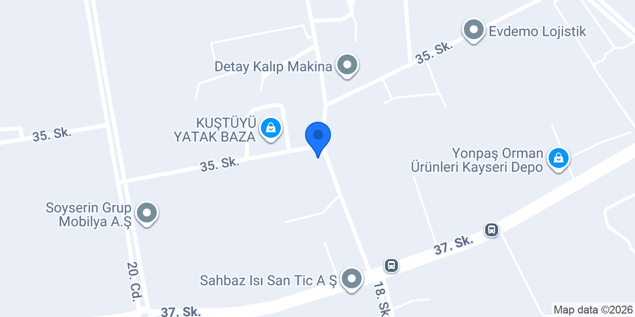 İvme Mobilya konumu