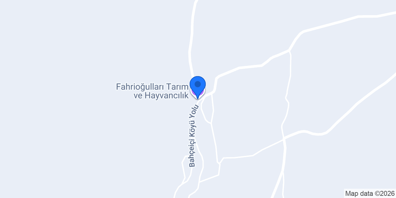 Fahrioğulları Tarım ve Hayvancılık konumu