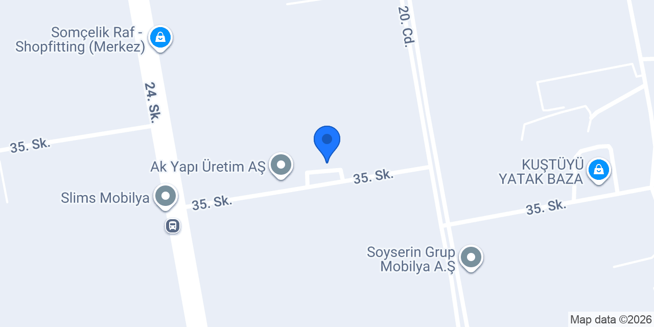 İhlas Mobilya Pazarlama konumu