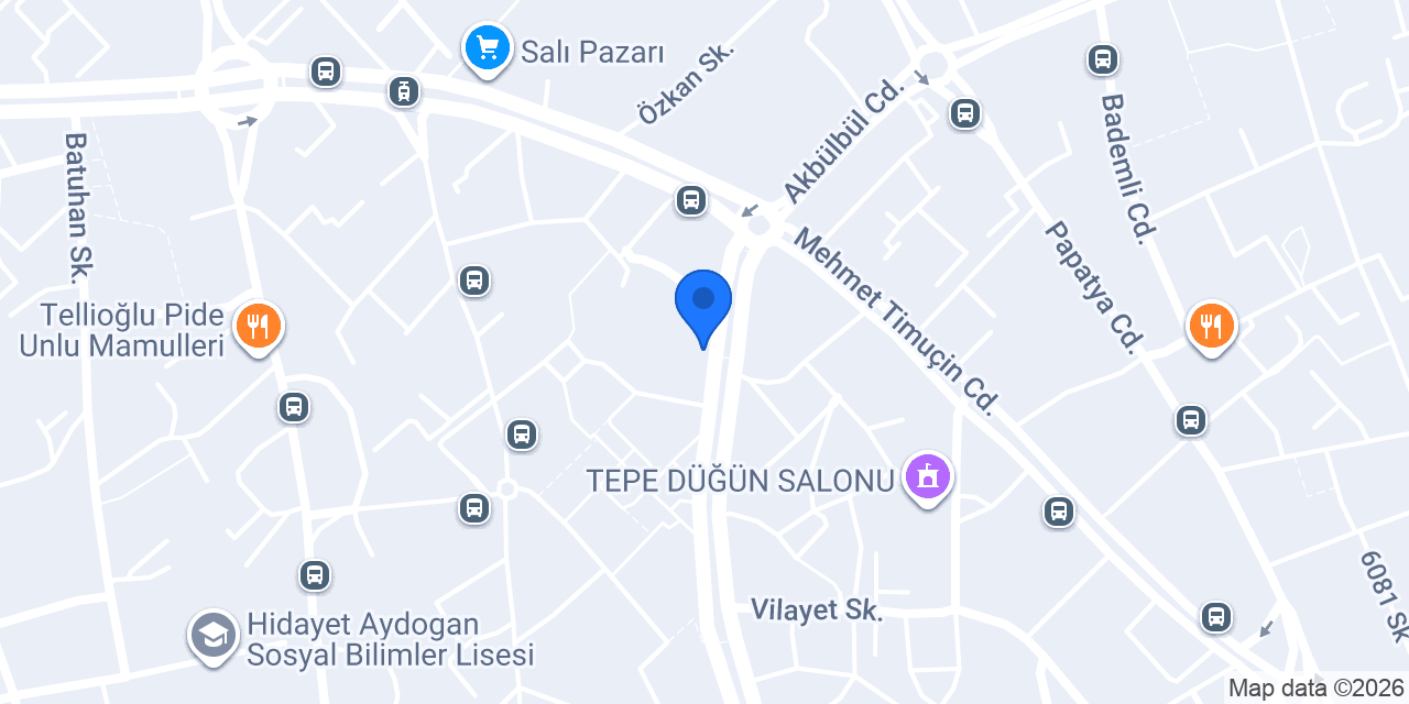 Akdeniz kuru temizleme konumu