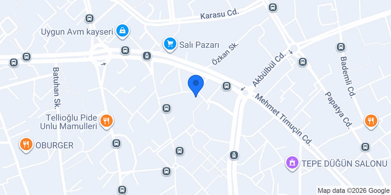 TALAS KOZMETİK konumu