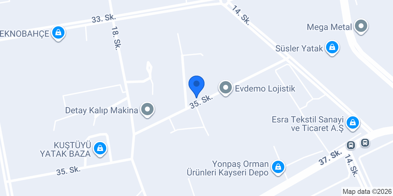 Madalyon Mobilya konumu