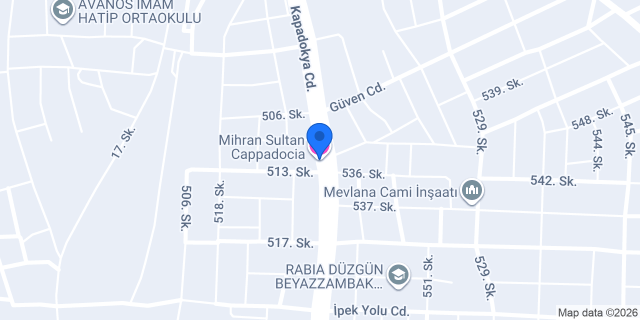 Mihran Sultan Cappadocia konumu