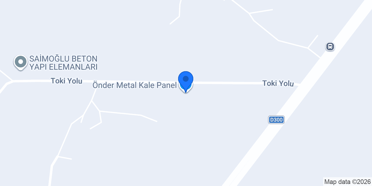 Önder Metal Kale Panel konumu