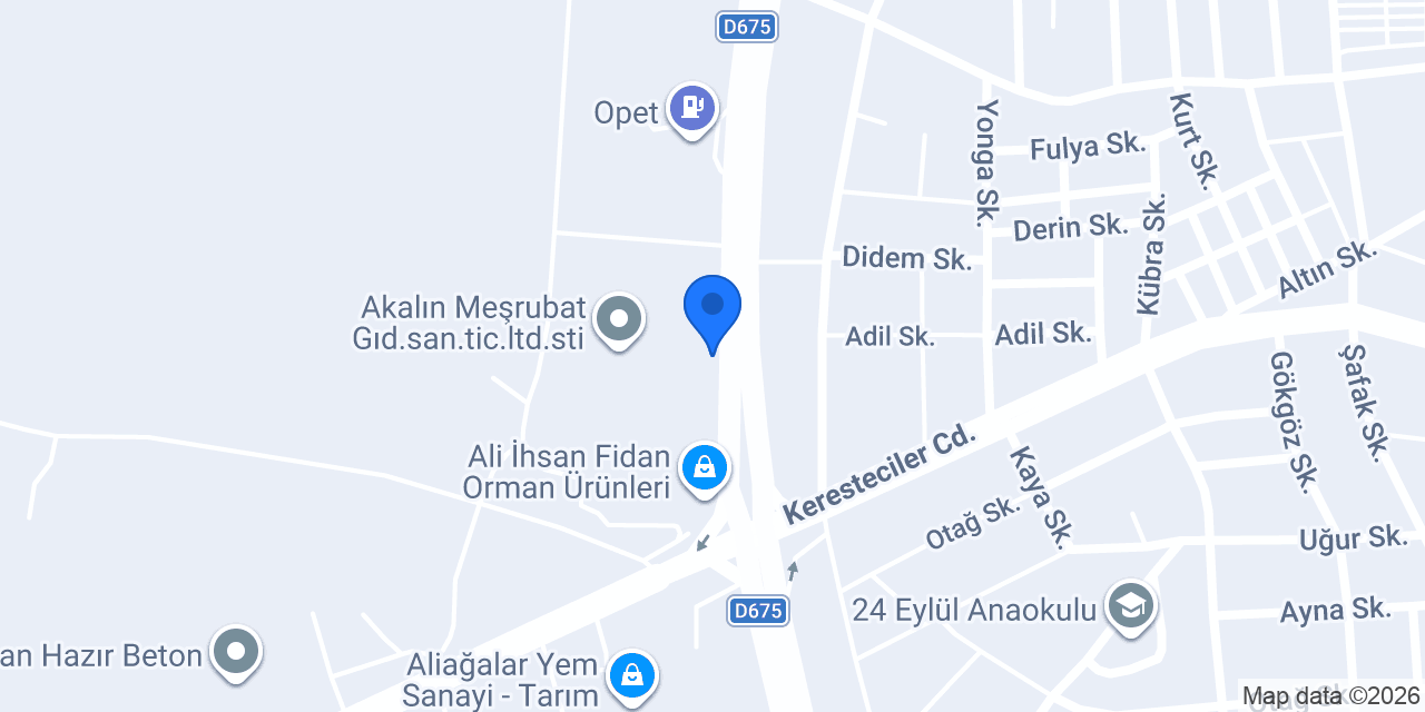ONUR İNŞAAT YAPI MALZEMELERİ konumu