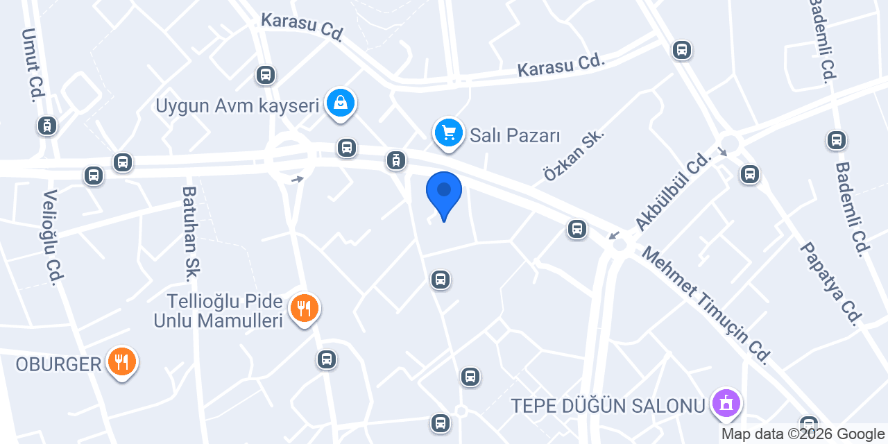 Salon Nur Bayan Kuaforu konumu