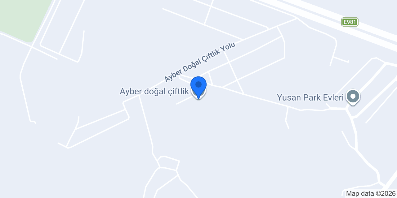 Ayber doğal çiftlik konumu