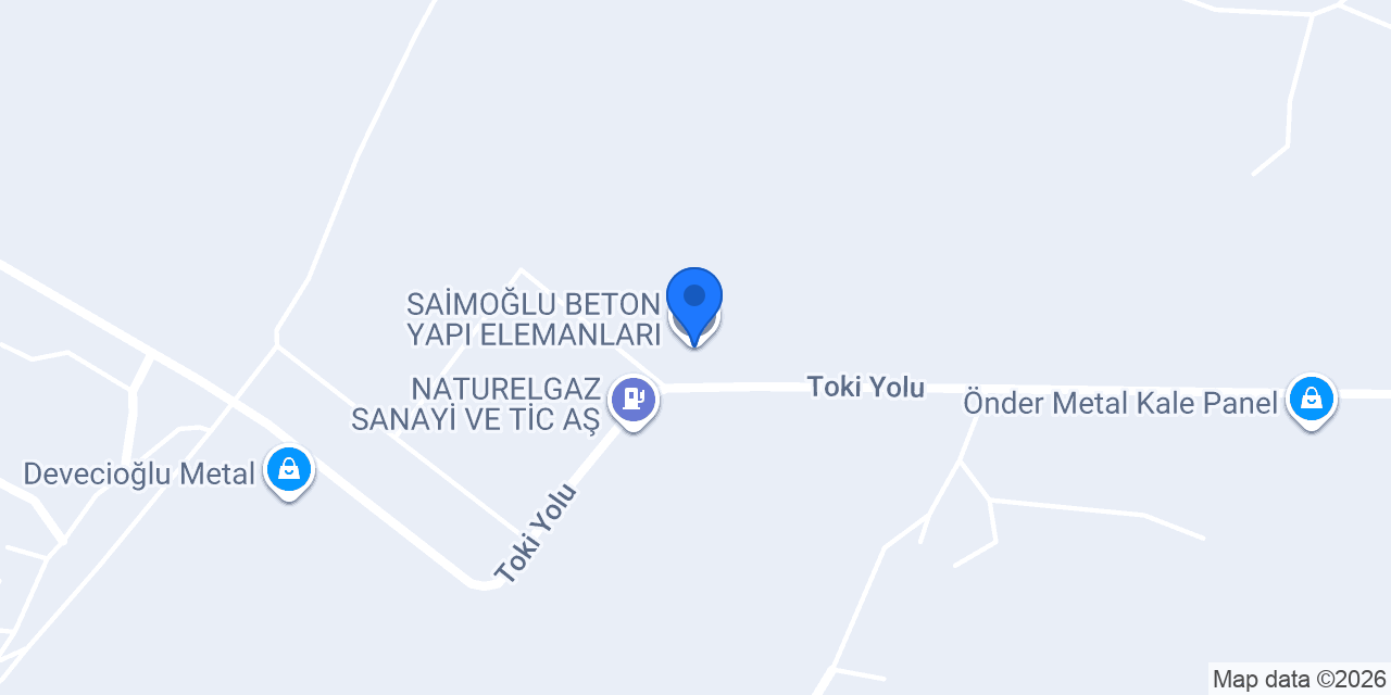 SAİMOĞLU BETON YAPI ELEMANLARI konumu