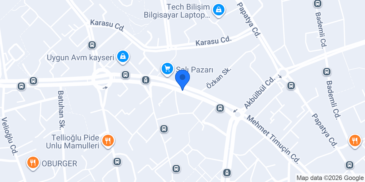 VODAFONE YAREN TALAS konumu