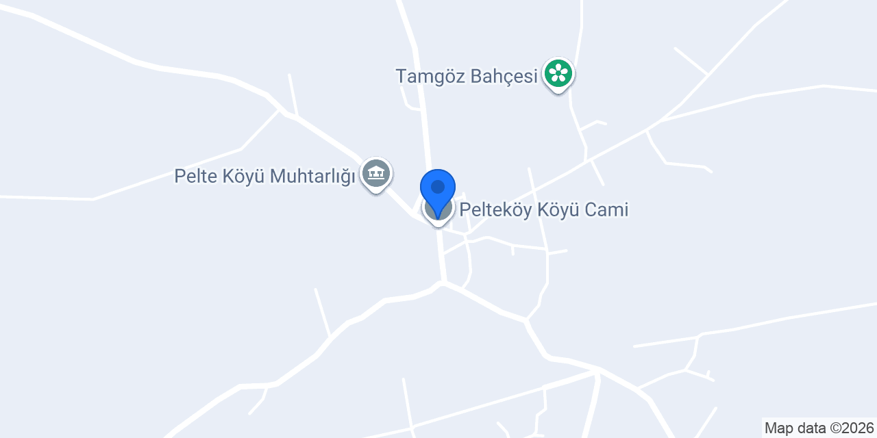 Pelte İlkokulu konumu
