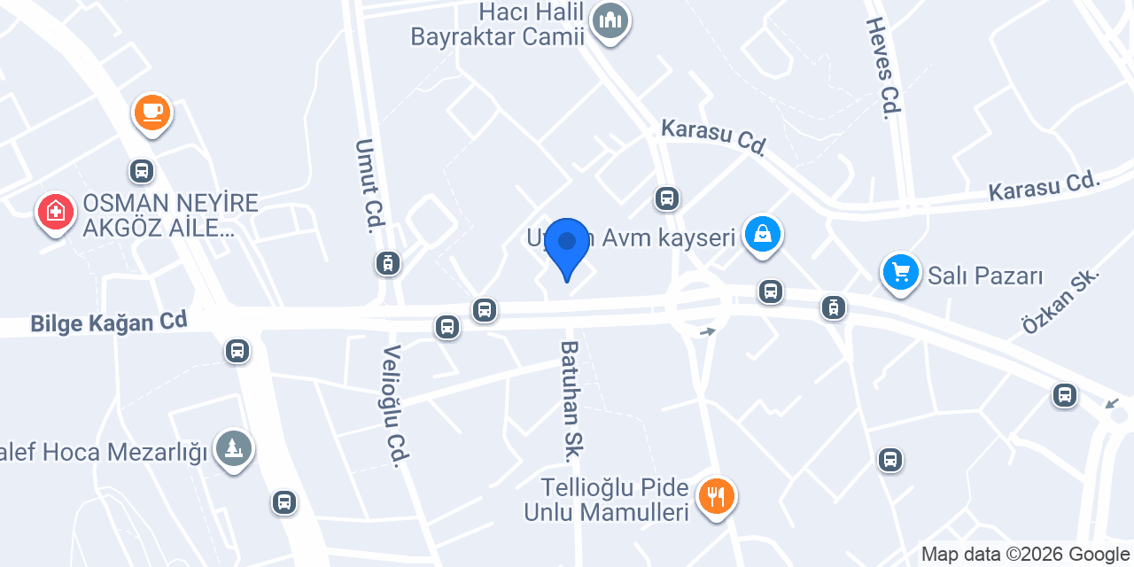 ATMACA AVM ANAYURT konumu