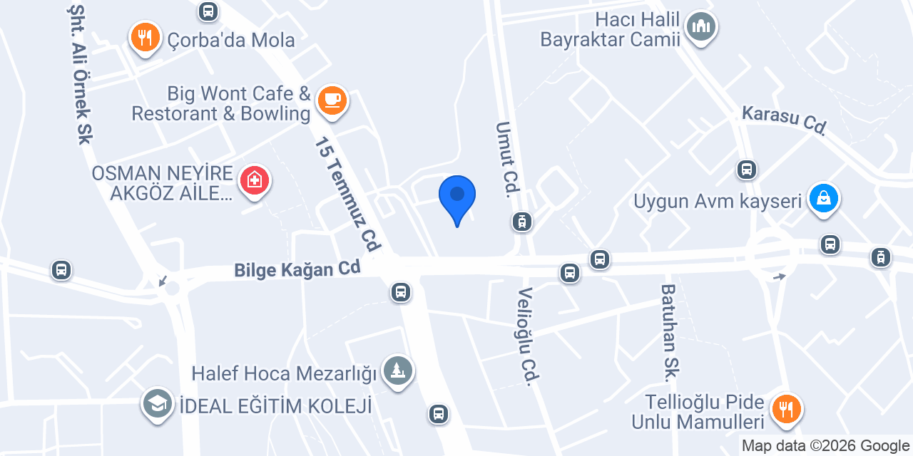 Talas İstikbal konumu