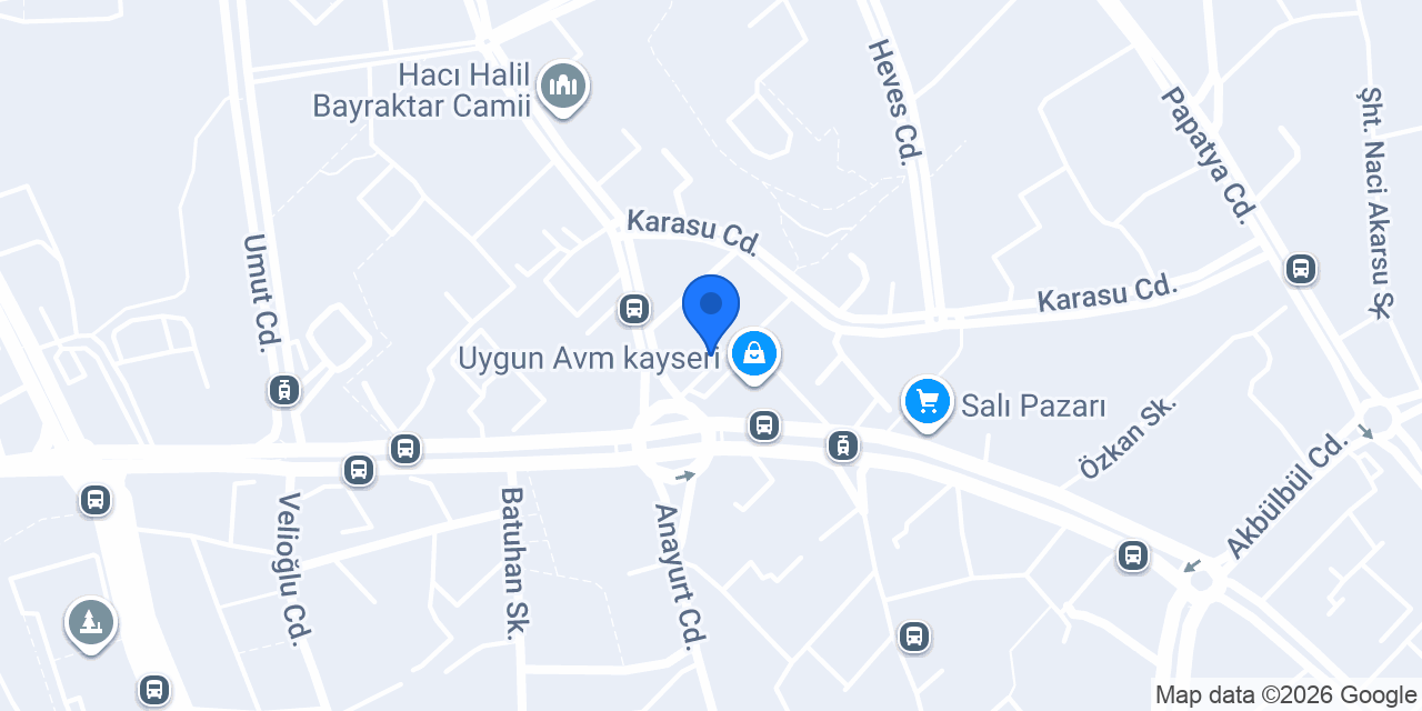 Anayurt Kılıç Tekel Shop konumu