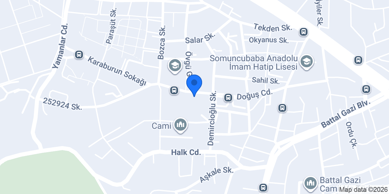 Badems Cafe Pastane konumu