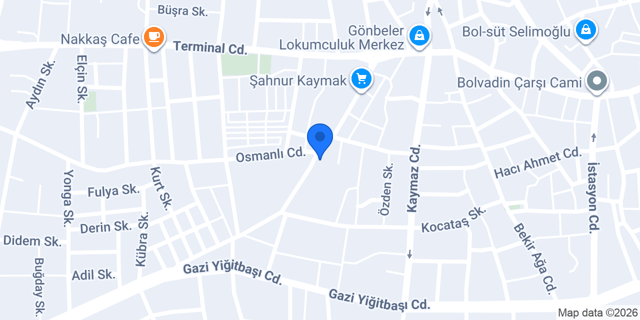 ÇINAR KATMER VE GÖZLEME SALONU konumu