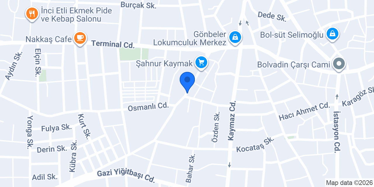 Bolvadin Metin Tekstil konumu
