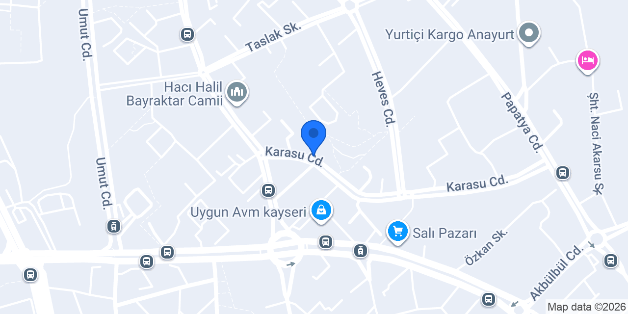 Dizginin Merkezi konumu