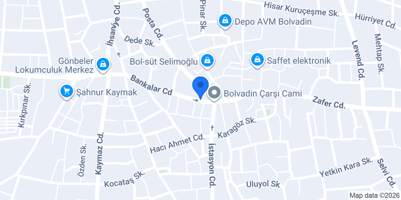 Vodafone Cep Merkezi konumu