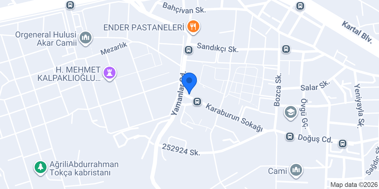 ADT Yapı Dekorasyon konumu