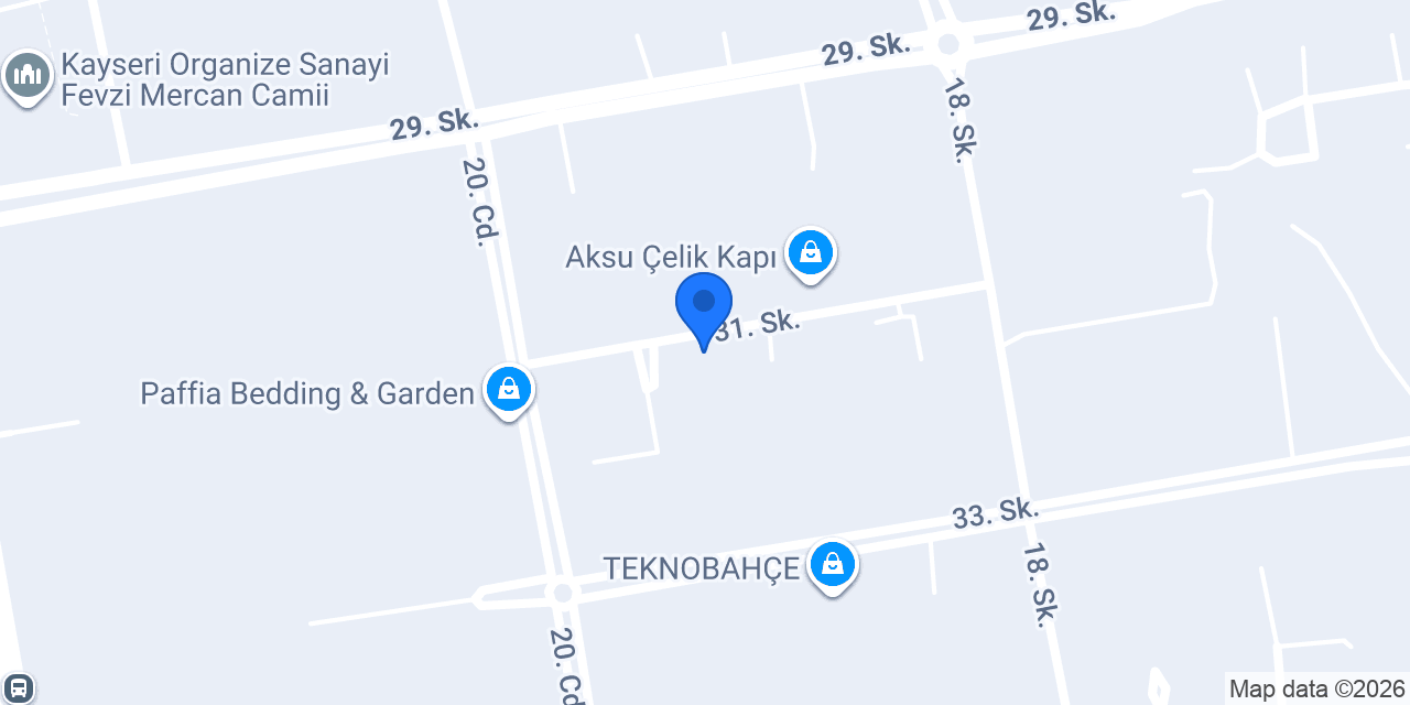 AURA AHŞAP KAPI KASA konumu