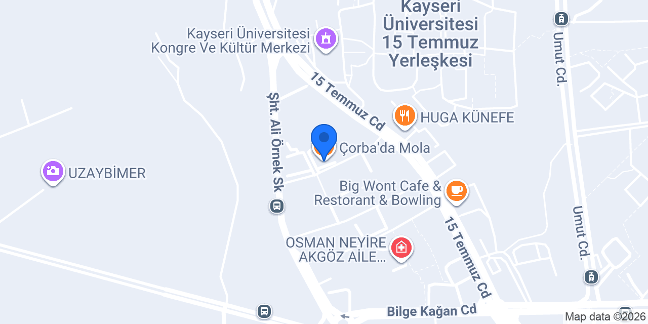 Çorba'da Mola konumu