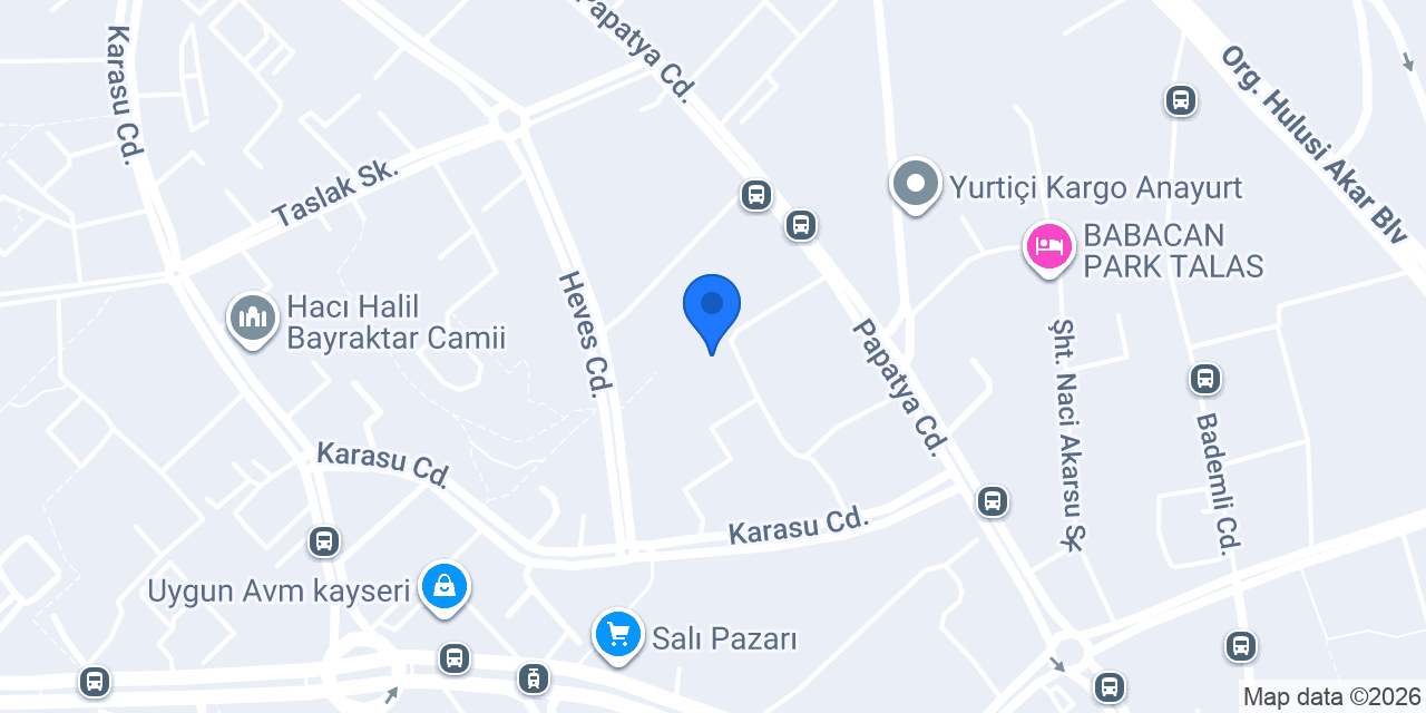 Defne Et Market konumu