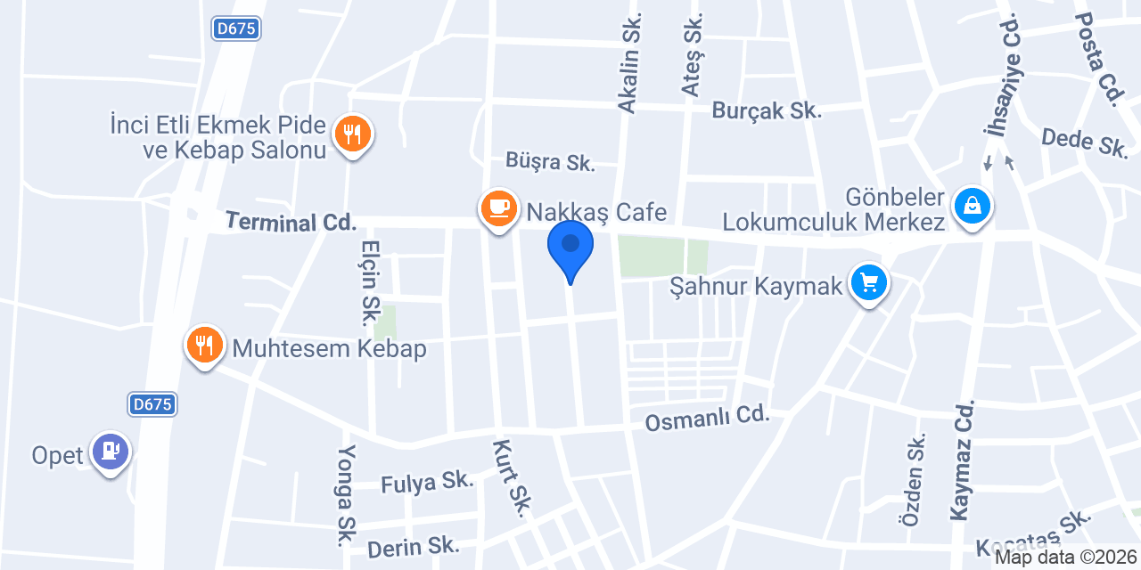 Cadde Tavuk pilav konumu