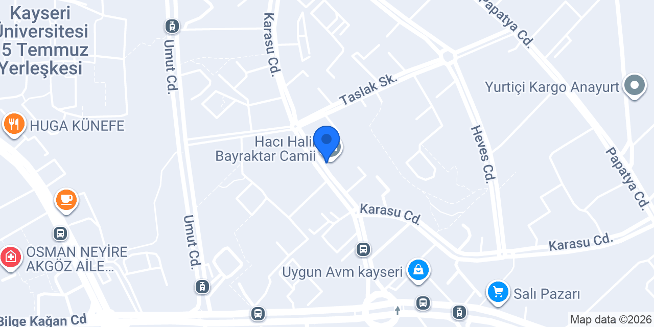 ANAYURT TERZİ KURU TEMİZLEME konumu