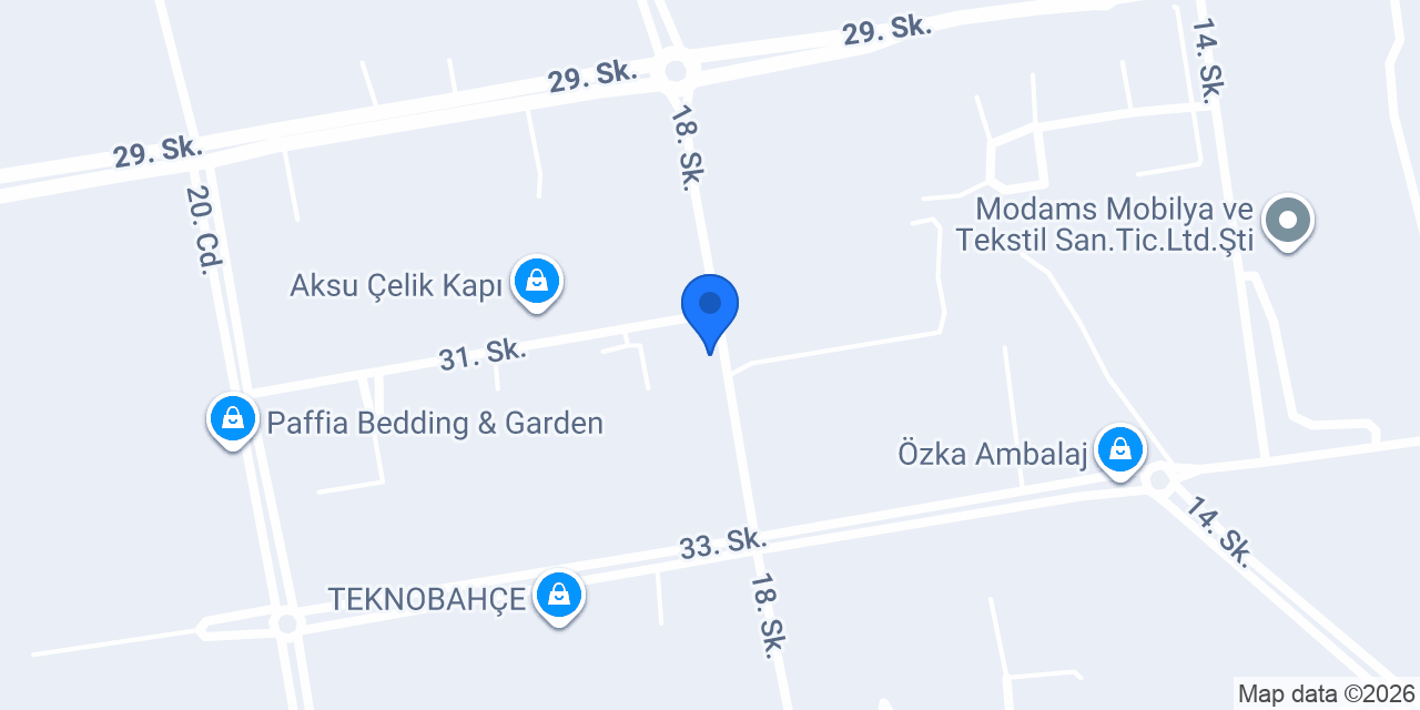 Metro Door - Çelik Kapı konumu