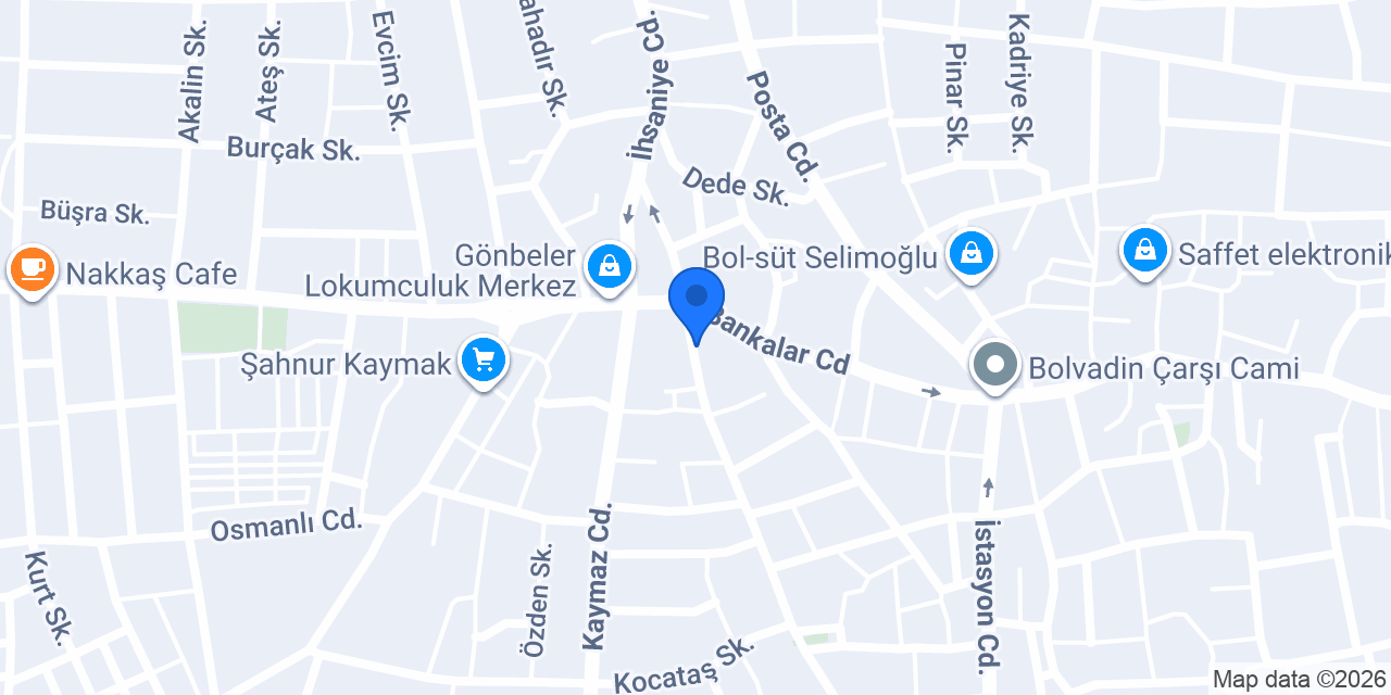 Erva Rent a Car konumu
