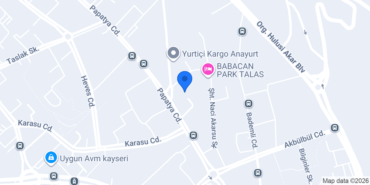 Anayurt terzi konumu
