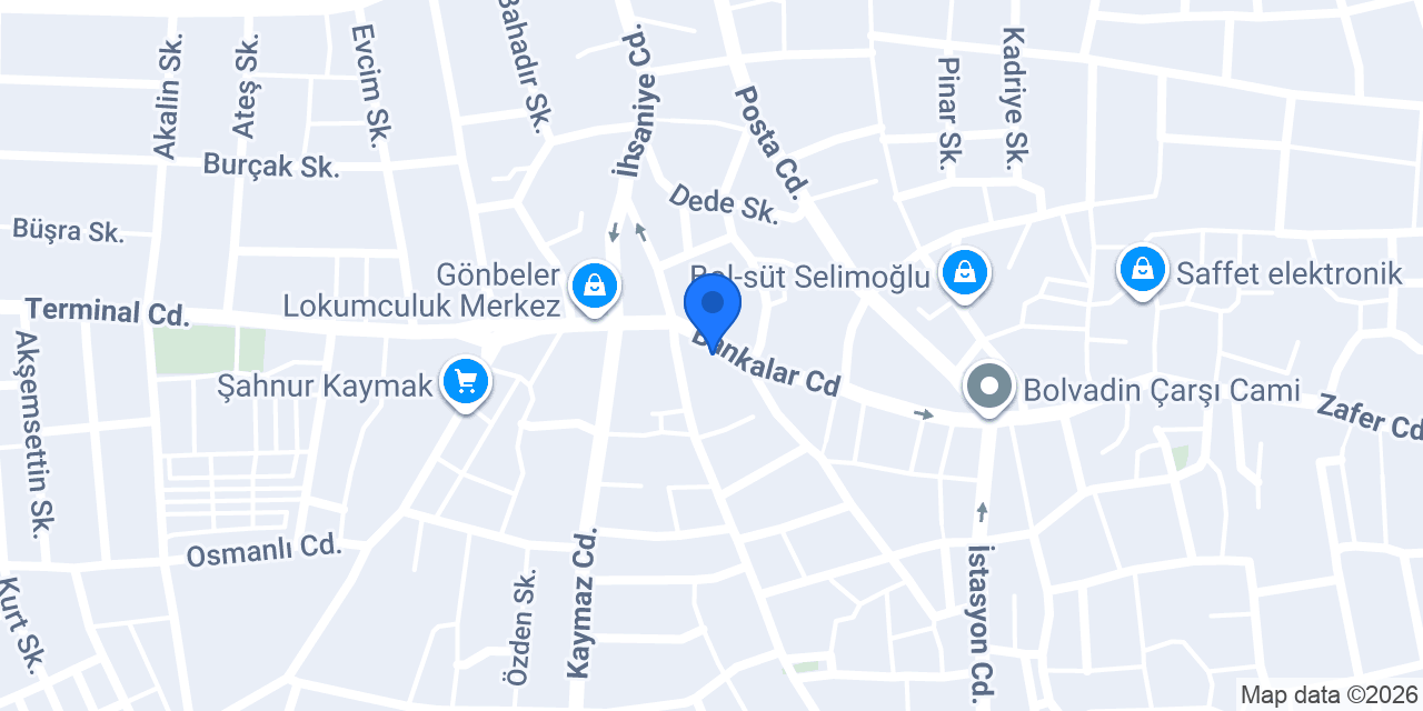 Eriş Pide Salonu konumu