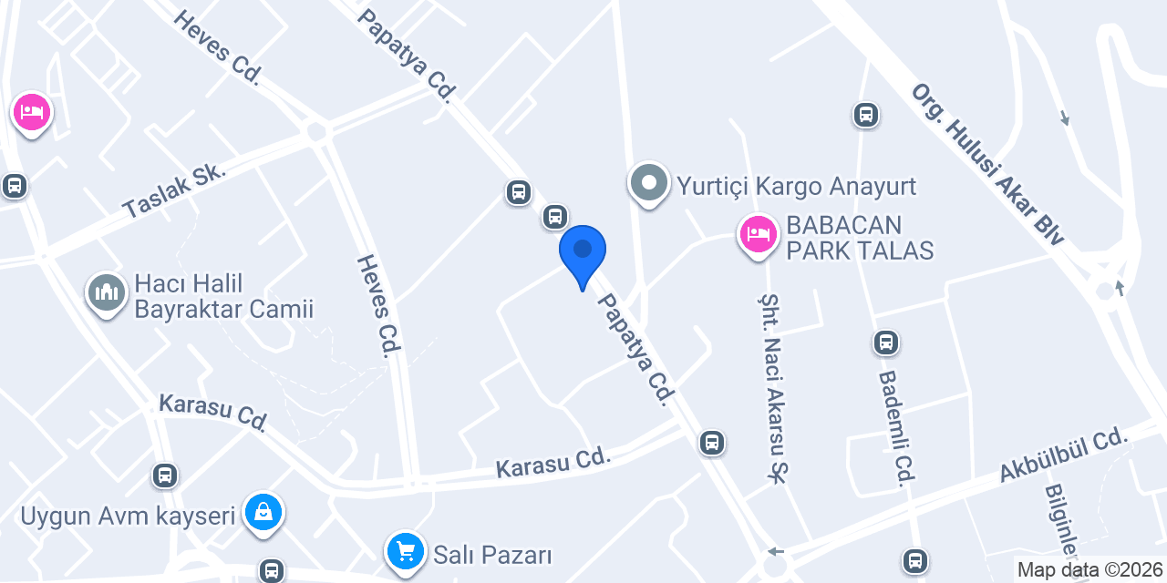 Ejder Kayseri Elektrik konumu