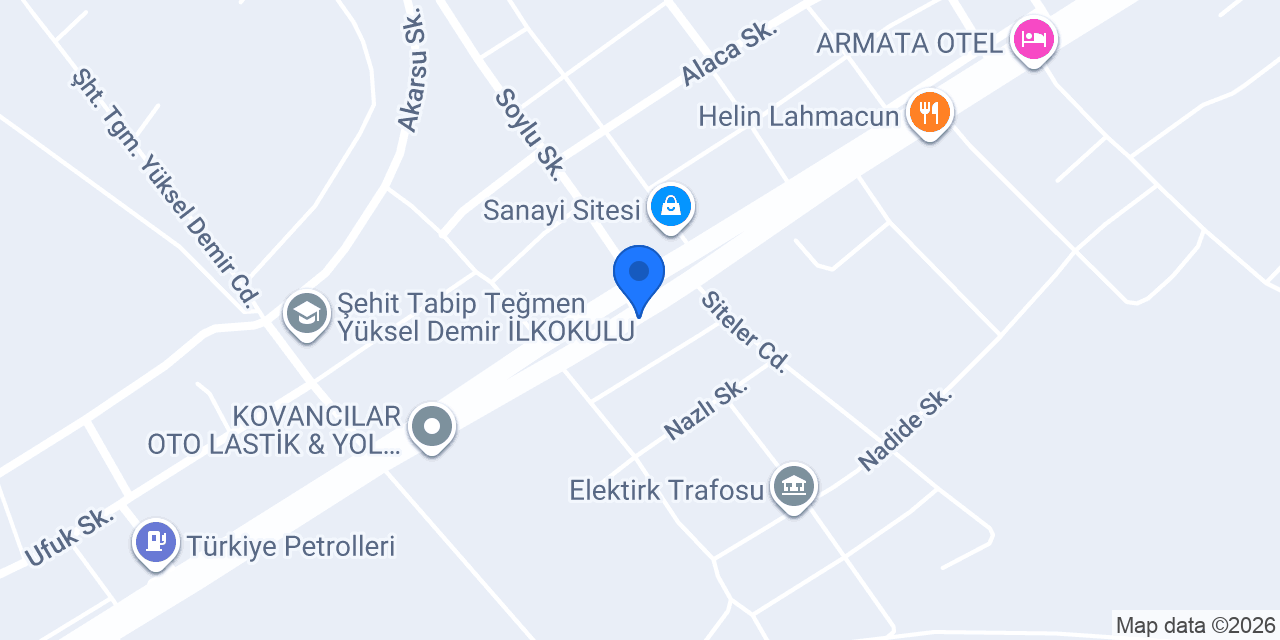 Ekmek Teknesi Unlu Mamülleri konumu