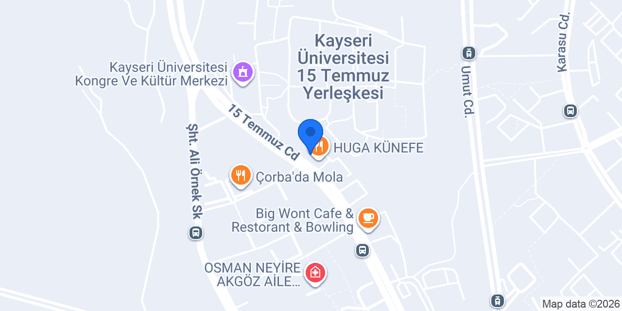 Maydonoz Döner Kayseri konumu