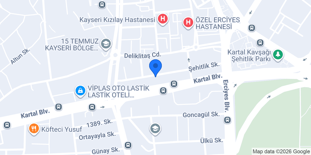 Kayseri Tesisat konumu