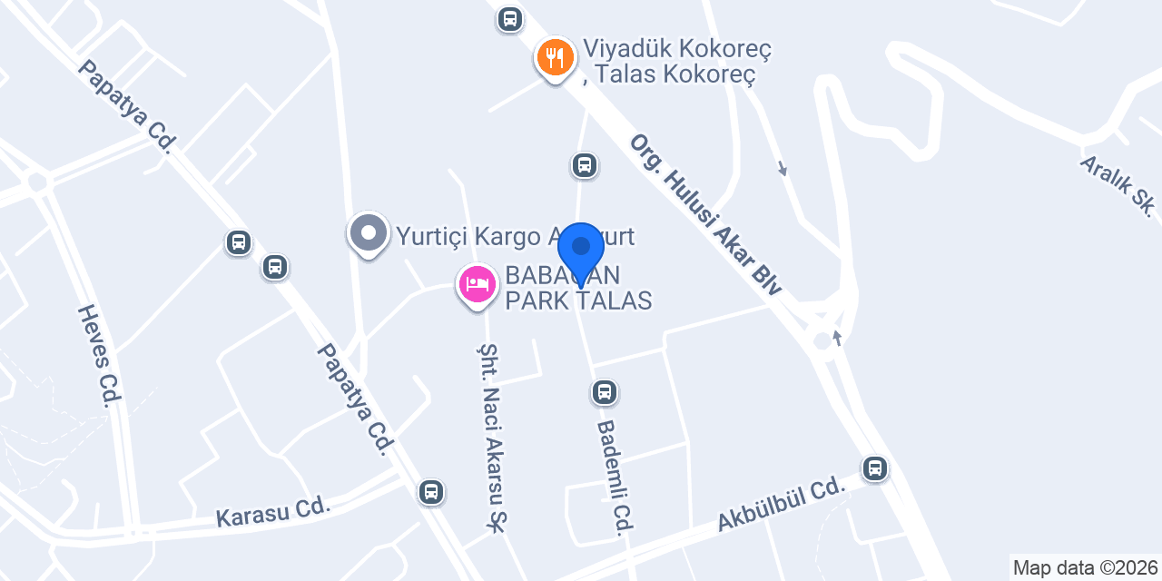BERKUT İNŞAAT konumu