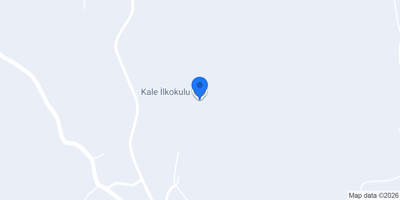 Kale İlkokulu konumu