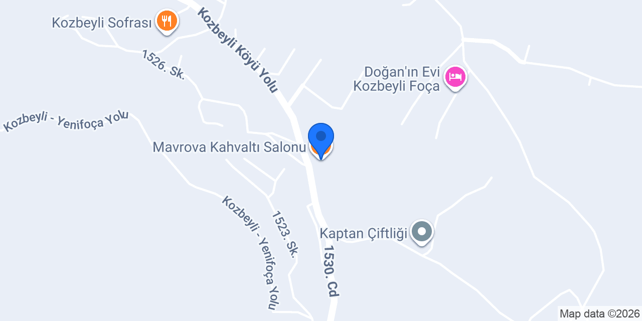 Mavrova Kahvaltı Salonu konumu