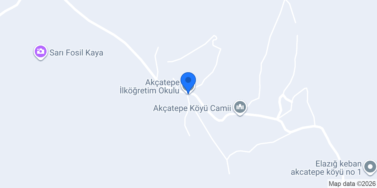 Akçatepe İlköğretim Okulu konumu