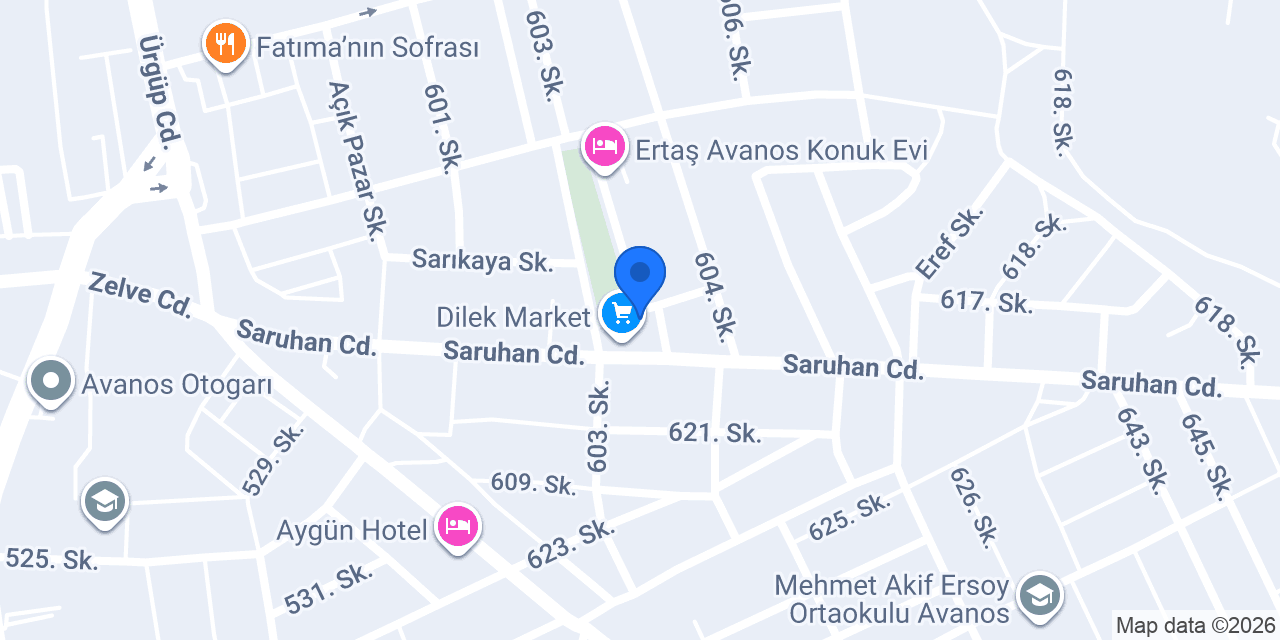 SEBENA TRAVEL konumu