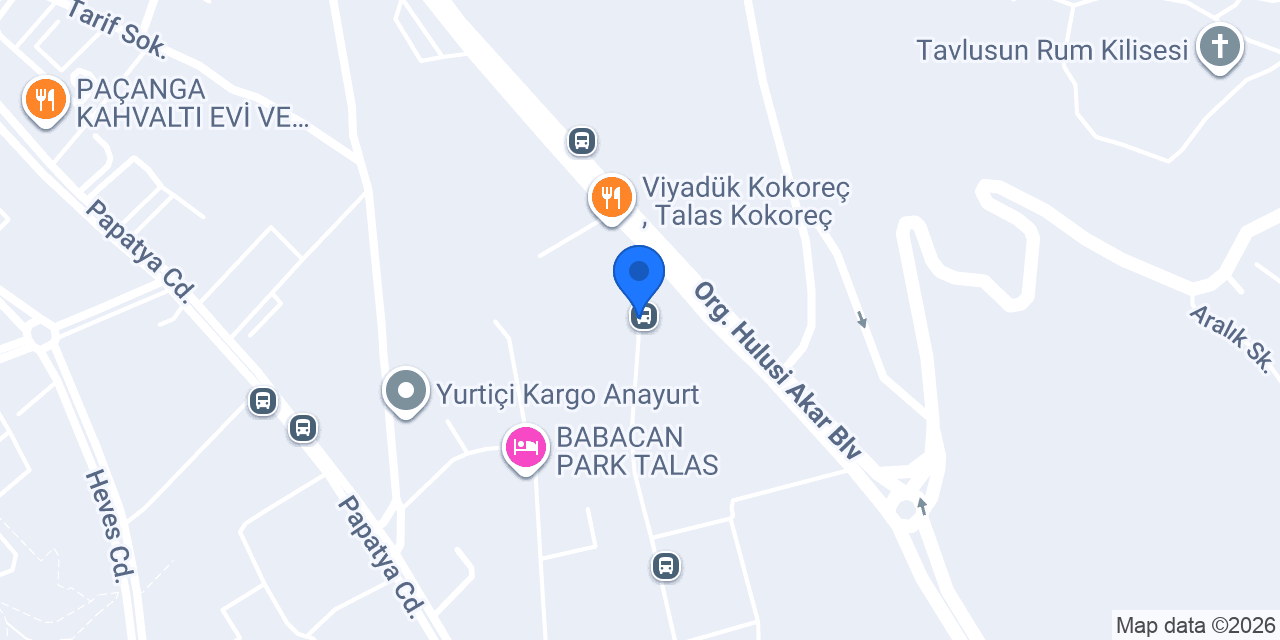 talas emre çiçekçilik konumu