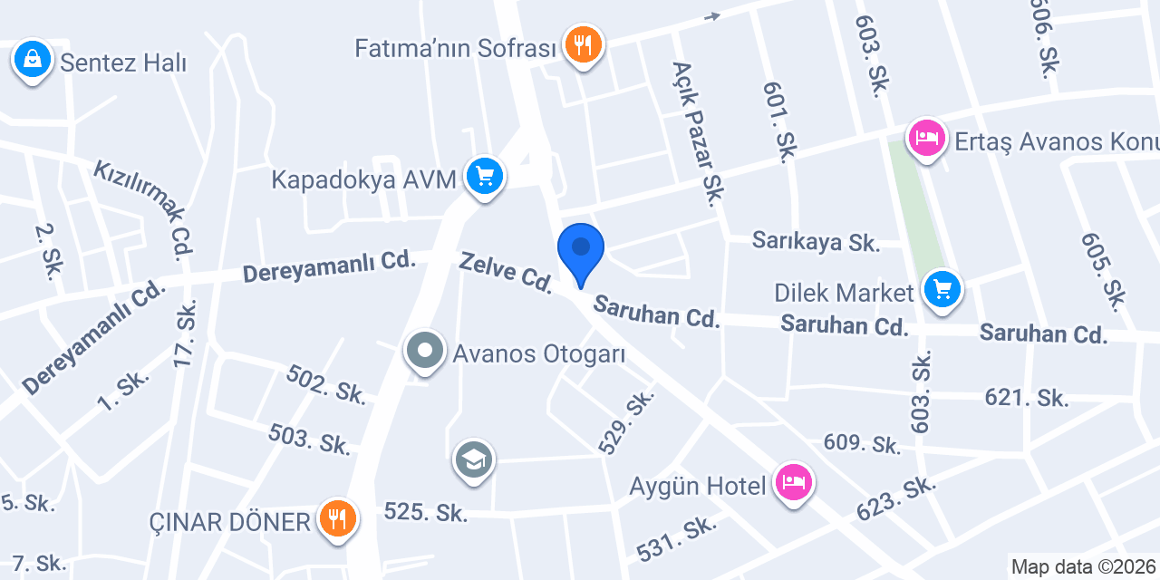 Moda kuaför avanos konumu